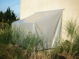 20101029 Bâche de protestion - Confection d'une bâche de protection sur-mesure pour bâtiment agricole