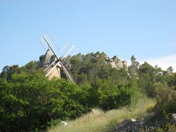 20170710 Divers - Habillage des voiles du Moulin de Saint-Chinian 1