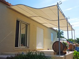 20120623 Pergola en toile de 9m amovible en PVC précontraint Ferrari 705 et Soltis 92 (6)