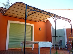 20120626 Pergola en toile 9m amovible PVC précontraint Ferrari 705 et Soltis 92 (3)