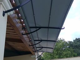 20170629 Pergola en toile autoportée sur-mesure PVC précontraint Serge Ferrari Soltis proof 502 aluminium 1