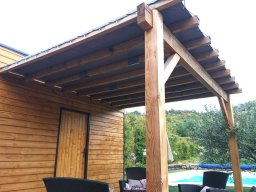 20180727 Pergola en toile Serge Ferrari Soltis Proof 502 coloris crêpe au chocolat (1)