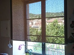 20200800 Rideau d'intérieur - Pose de store rouleau Soliso Euro en toile Serge Ferrari Soltis Master 99 coloris chataîgne (1)