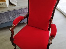 20220415 Tapisserie d'ameublement - Réfection d'un fauteuil Voltaire style Louis-Philippe (IMG_103342)