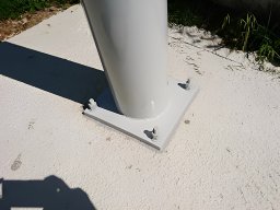 20190522 Poteau de voile d'ombrage